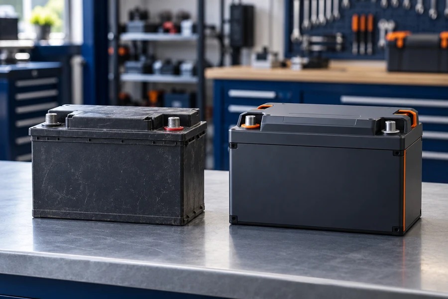 Illustrative application: lead-acid and lithium replacement batteries